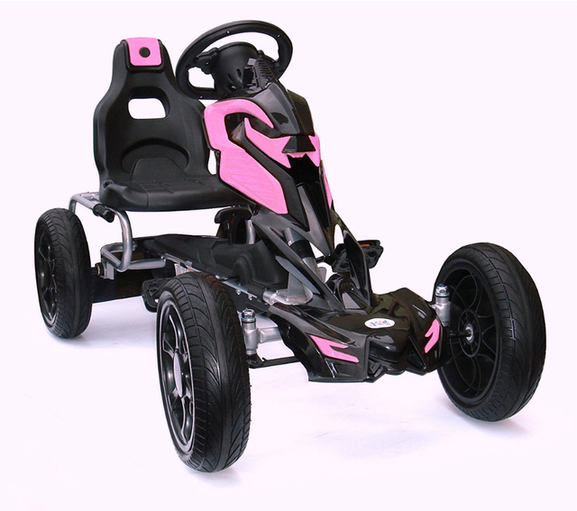 Thunder Eva Rubber Go Kart Pink  