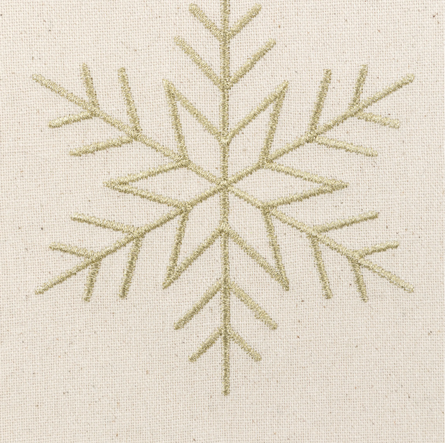 Deco Luxe Snowflake Table Runner