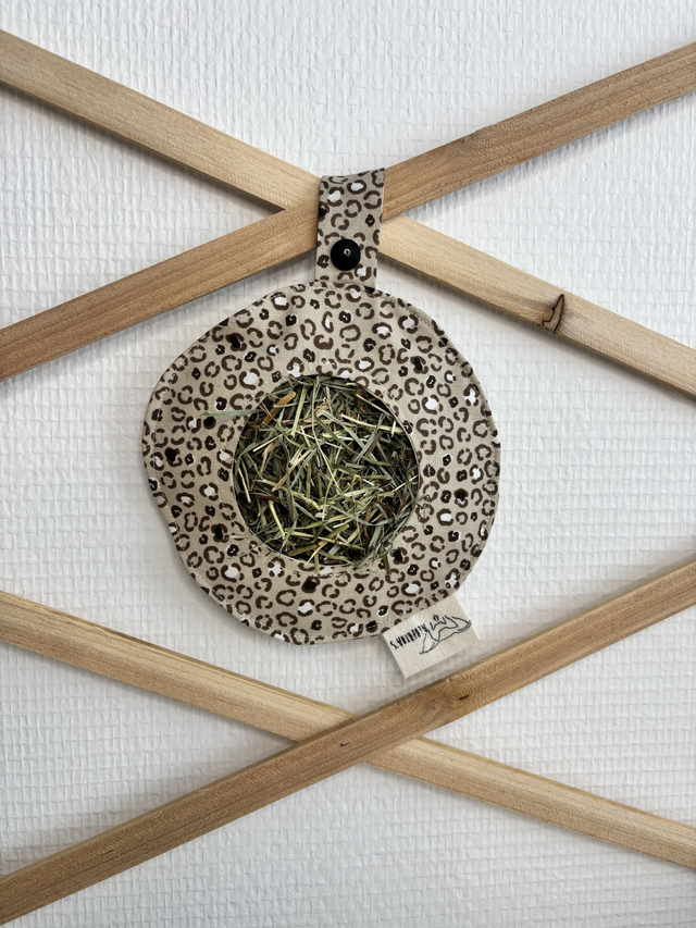 Mini sac à foin &quot;léopard&quot;