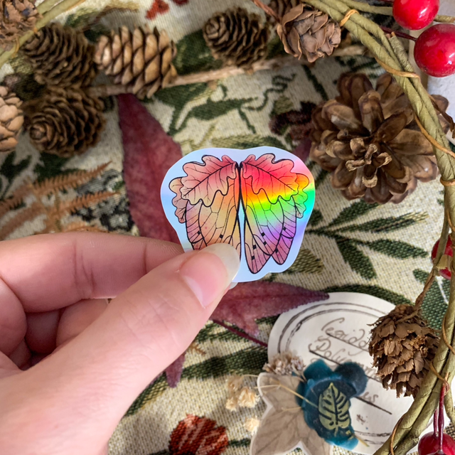 Sticker Holographique - Fée Papillon