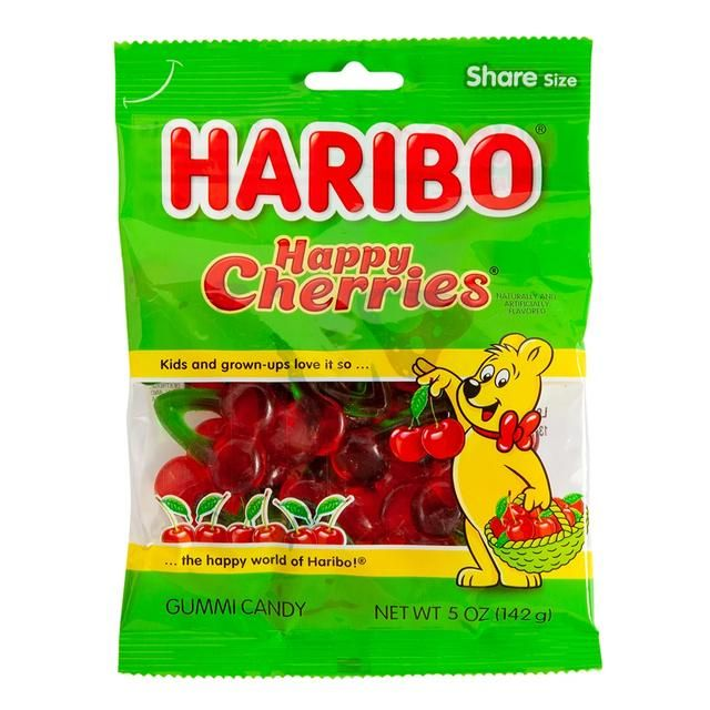 Haribo Gummi Candy Happy Cherries 142g