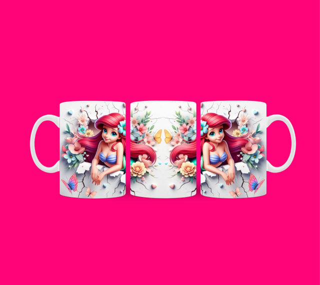 3-D looking mug