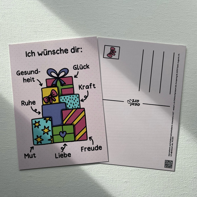 Postkarte Geschenkeberg