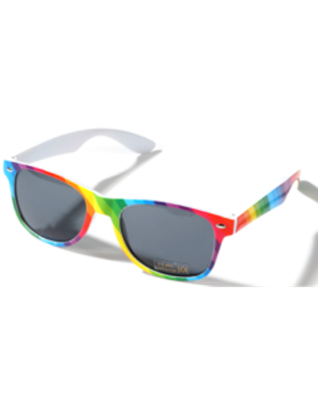 Rainbow Pride Sunglasses with Dark Lens