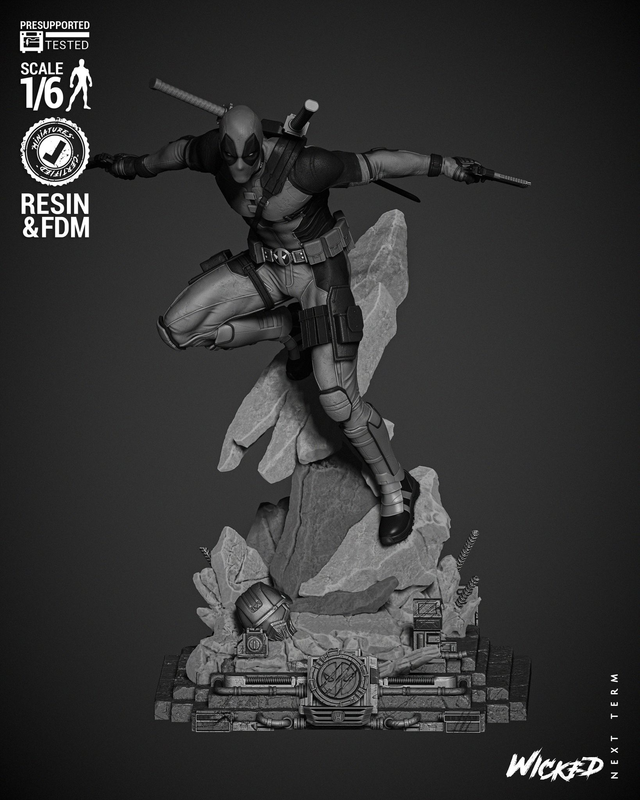 STATUE DEADPOOL 2024 série Movie