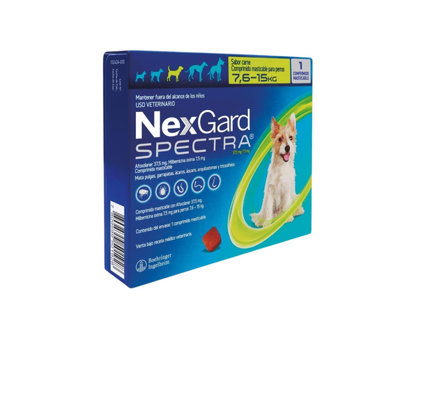 NEXGARD SPECTRA 7 - 15KG 1 COMPRIMIDO