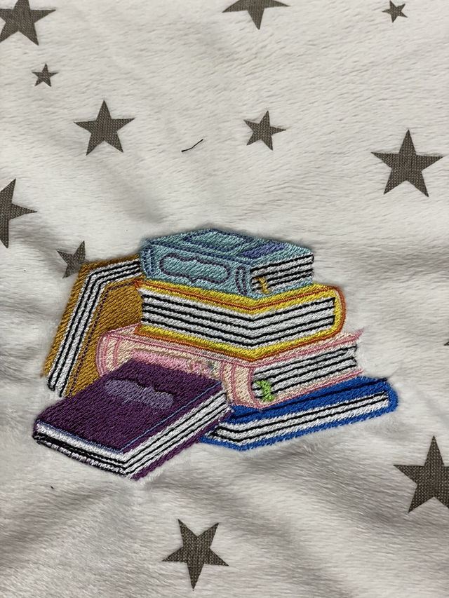 fichier broderie livres - Cadre 10x10 / 12 Formats