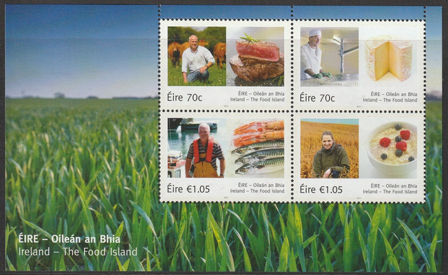  Ireland 2015 The Food Island Minisheet MNH