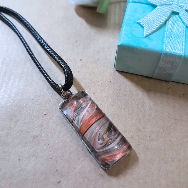 TERRE DE SIENNE - Collier - Rectangulaire