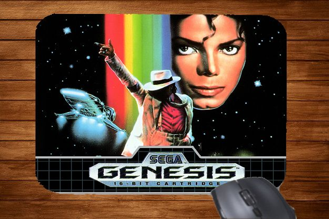Sega Genesis Michael Jacksons Moonwalker Printed Mouse Mat