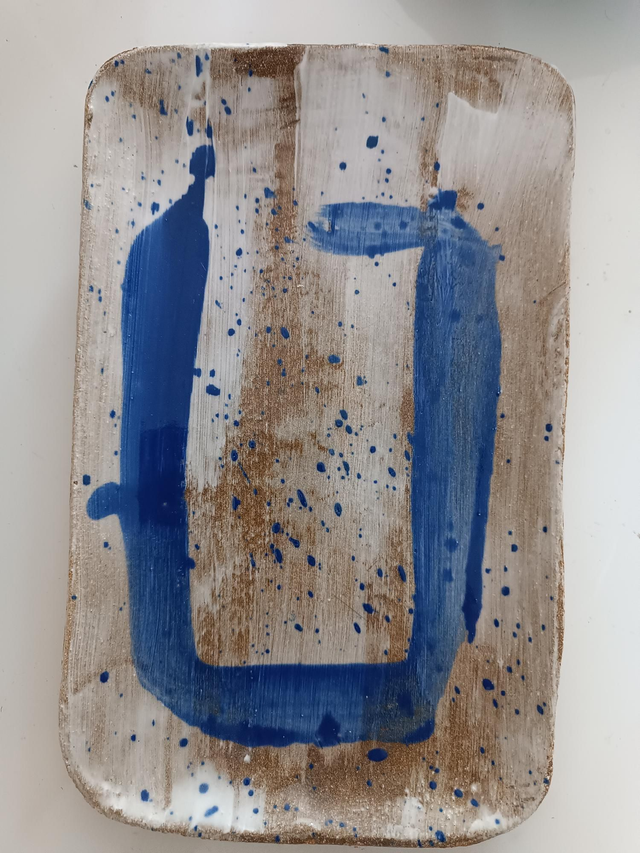 Bleu blanc grès roux GM 