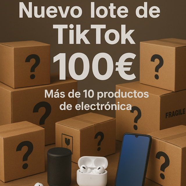 Nueva caja TikTok más de 10 productos electrónica