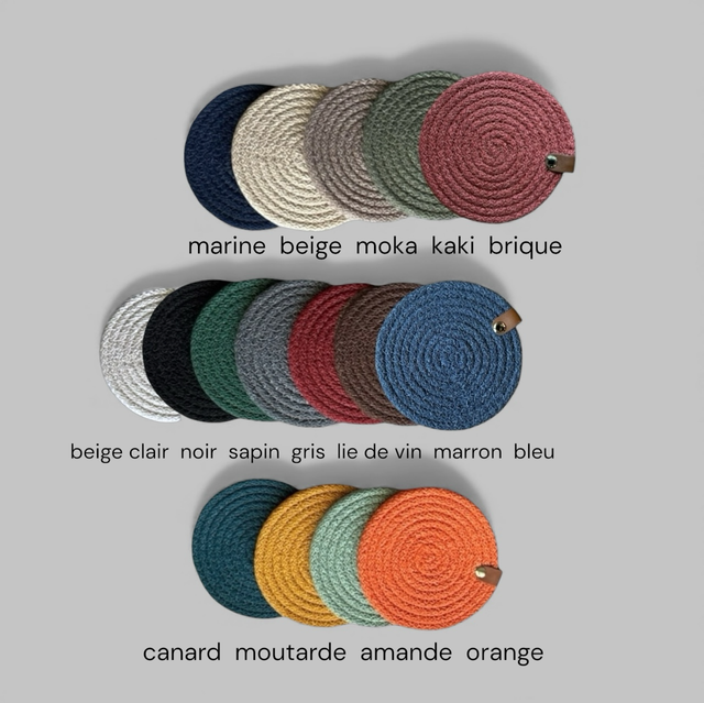 Panier de rangement pour dessous de verre