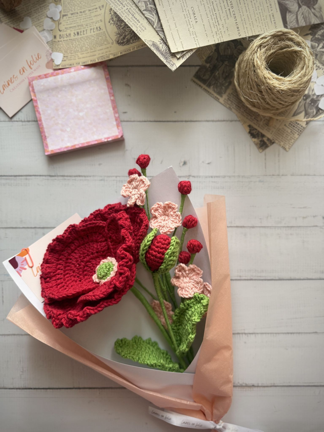 Bouquet coquelicot 