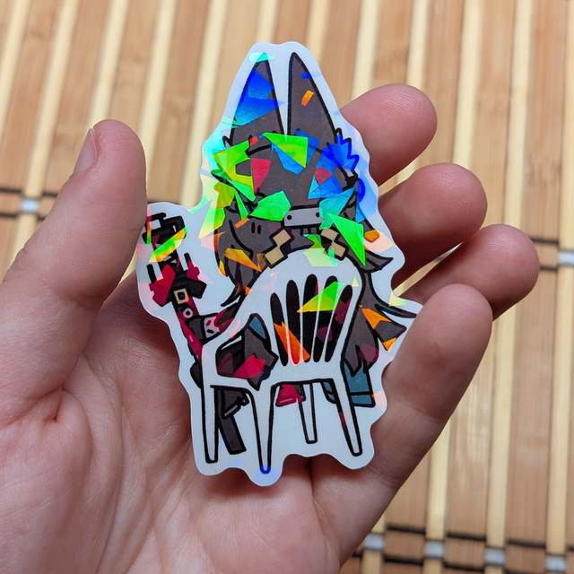 ZZZ Miyabi Lawn Chair - Sticker