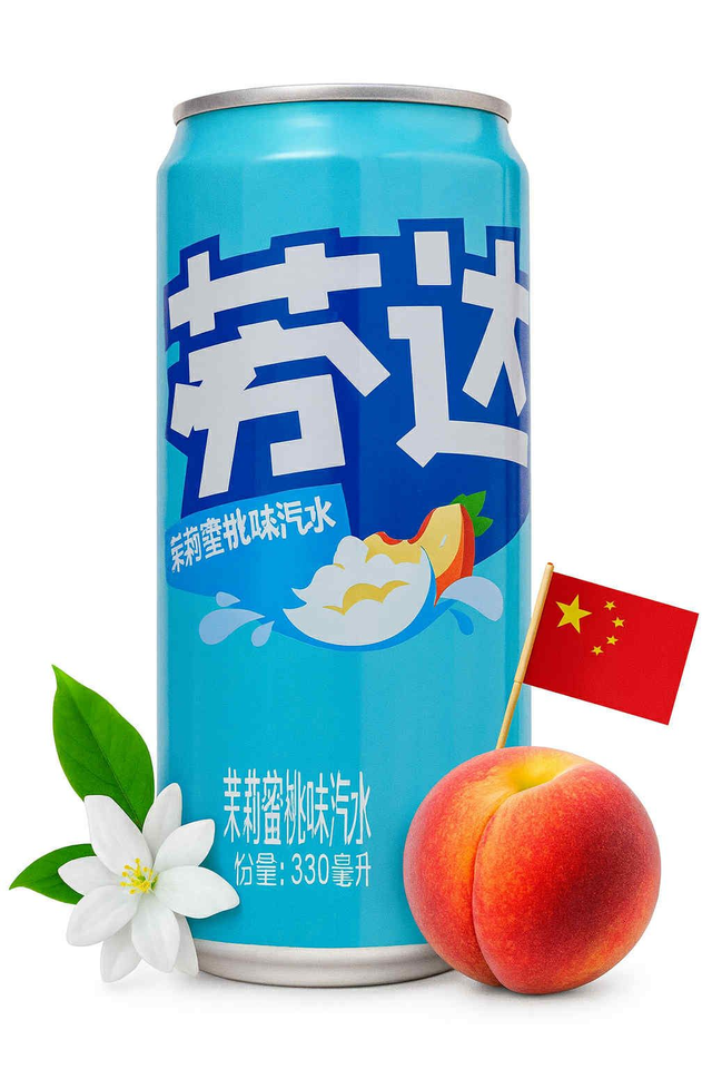 Chine White Peach Jasmin Pêche Blanche & Jasmin 330ml