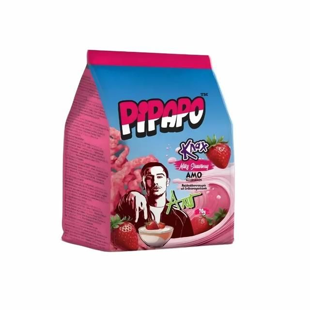Pipapo KNAX - Milky Strawberry (Pink) 70g