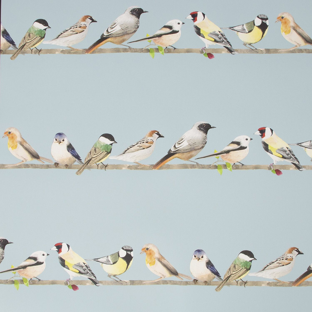 Tweeting Blue - Graham &amp; Brown Fresco - 106628