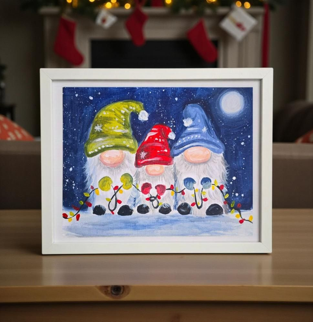 "Tangled Gonks" A4 Art Print












