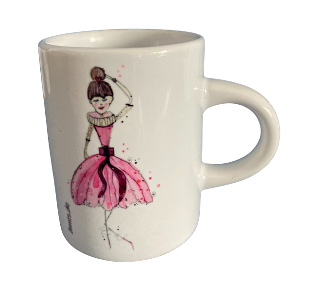 Keramiktasse "Ballerina"
