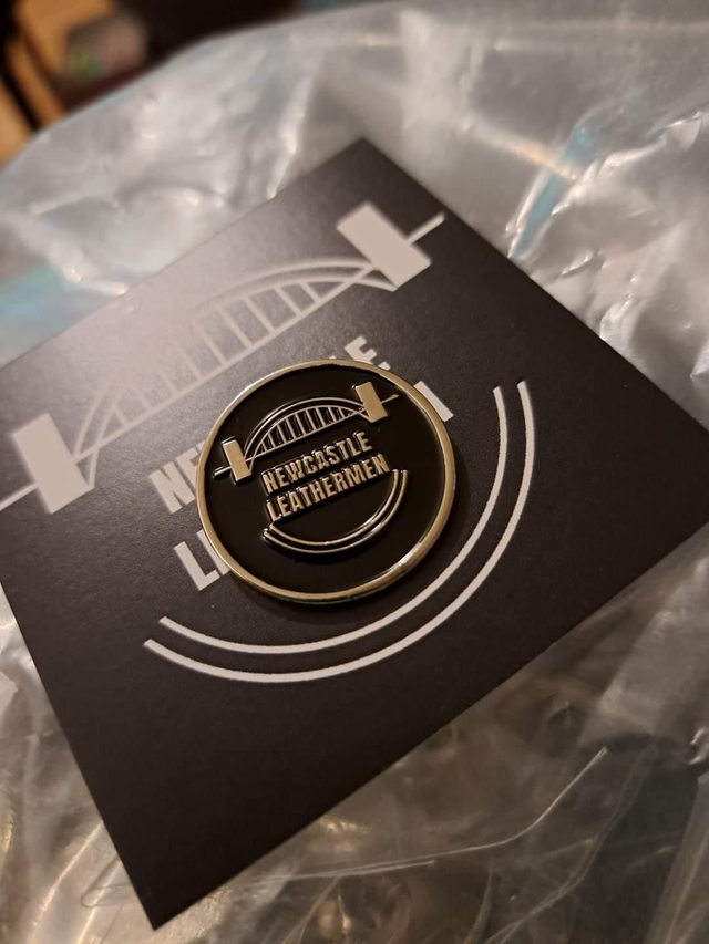 Enamel Newcastle Leathermen Nickel Pinbadge 