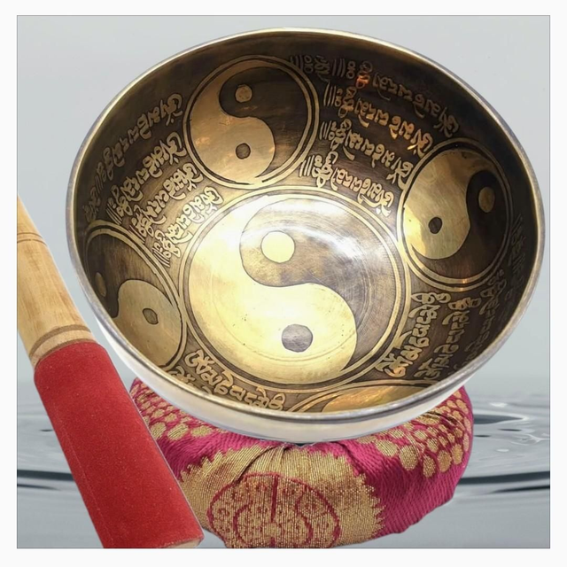 "Yin-yang" - Kit bol Tibétain 15 cm 