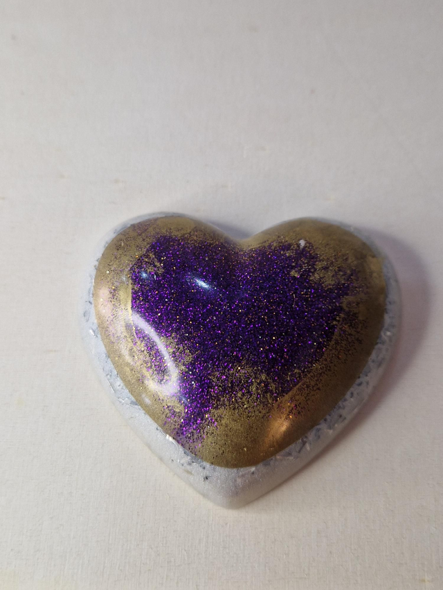 Orgonite, coeur / 068