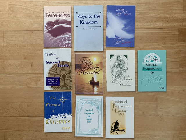 Unity Church 10 Religious Booklets