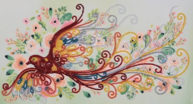 VDV Bright Bird Beaded Embroidery Kit