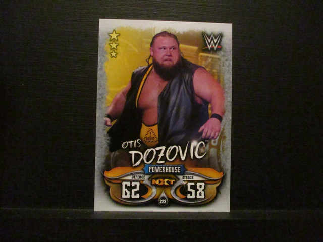 Otis Dozovic - NXT Slam Attax Live Original Trading Card #222
