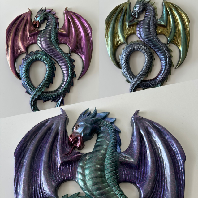 Drache als Wandschmuck