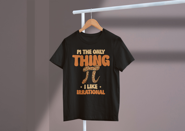 Pi The Only Thing I Like Irrational Math Fun Pi Day Vintage. Pi Das Einzige, was ich mag Irrationaler Mathe-Spaß Pi Day Vintage