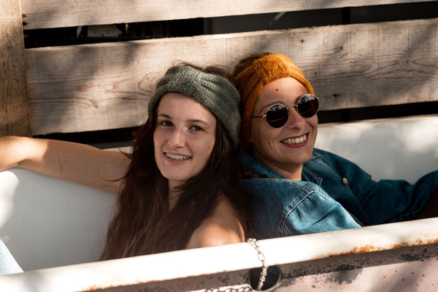 Bandeau Cache Oreille Mohair et Soie