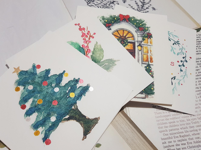 Christmas cards (4 different designs available)