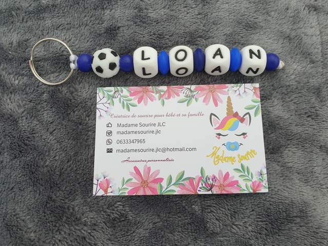 Porte Clés 1 Branche Foot