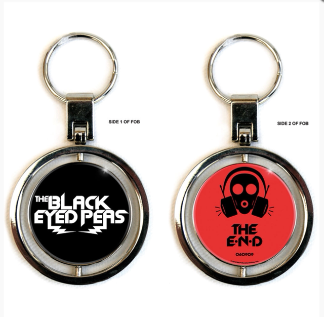 BLACK EYED PEAS KEYCHAIN SPINNER: THE END