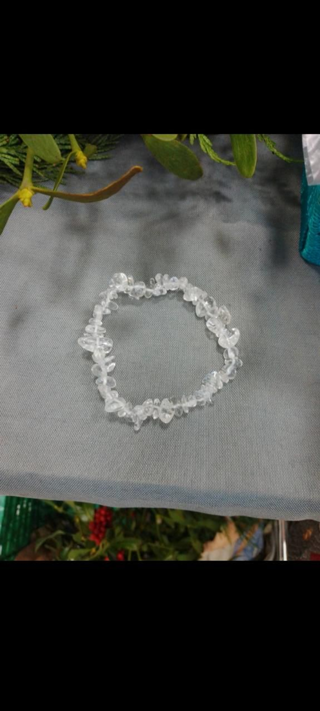 Bracelet baroque en cristal de roche