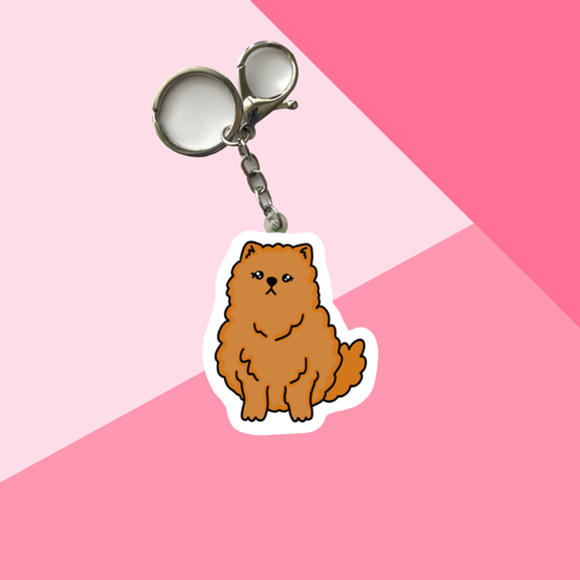 DOG keychain - Pomeranian