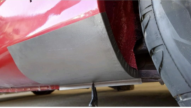 Ford Probe NS outer end quarter sill