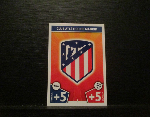 Club Atletico De Madrid - UEFA Champions League Match Attax 2017/18 Original Trading Card #37