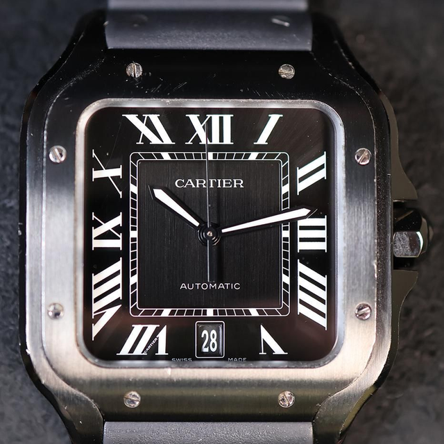 Cartier Santos Black 