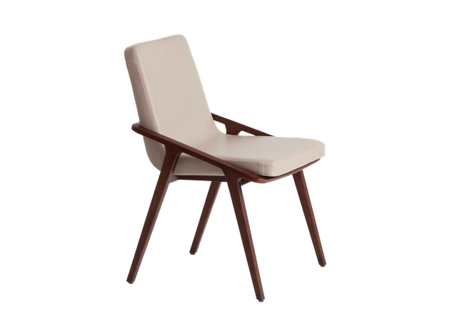 Chaise walnut structure