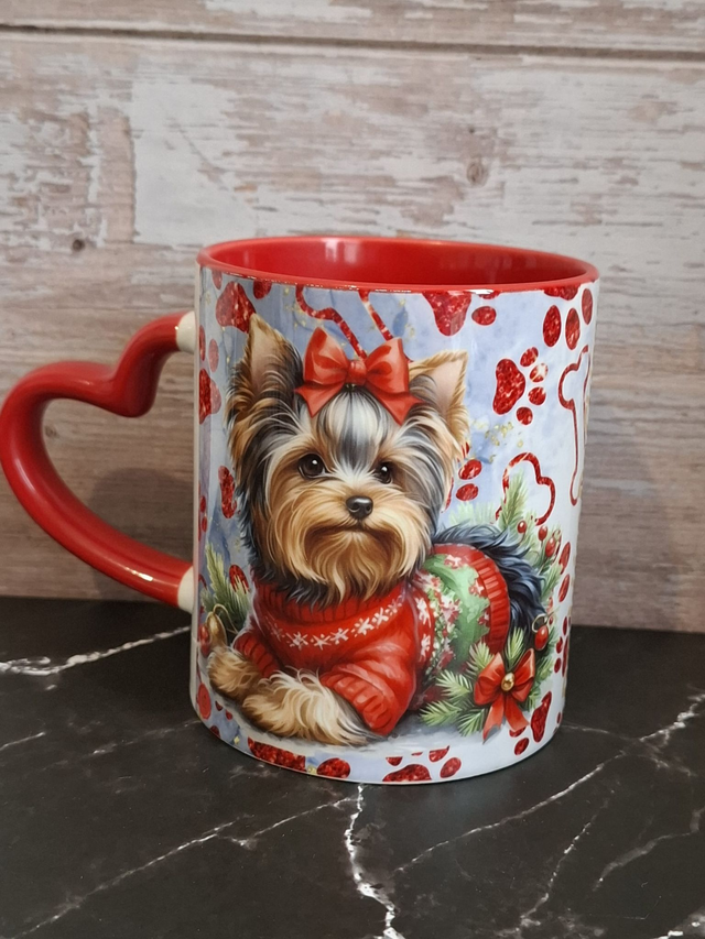 Mug coeur noël york 