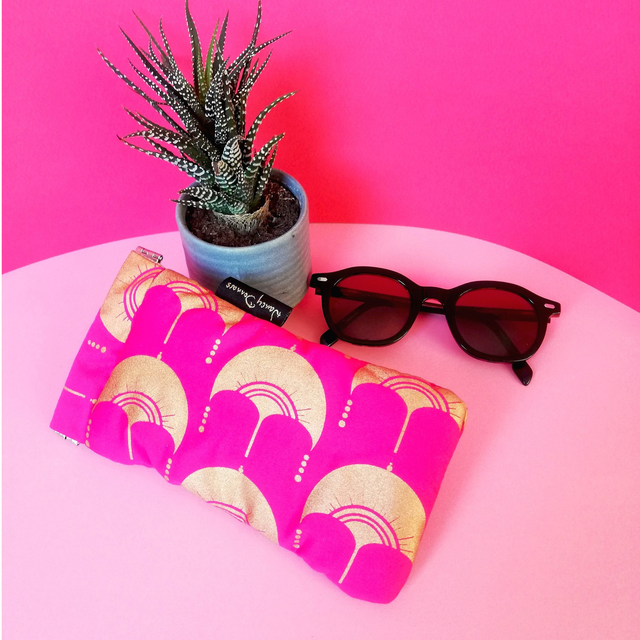 Etuit lunette fuchsia