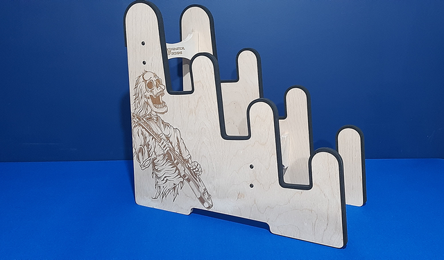 3x Electric Pattern Guitar Stand