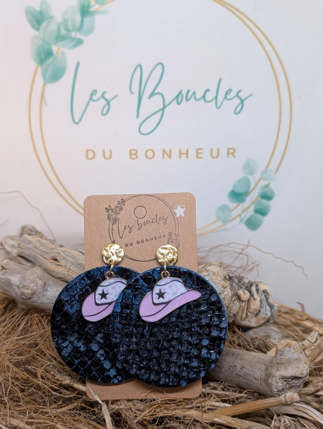 Boucles d&#039;oreilles Moon mo639 country 