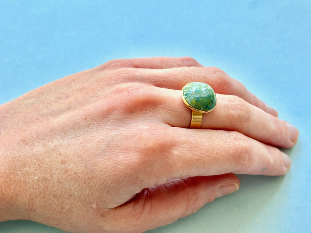 Bague « Reflet d’Amazonie »