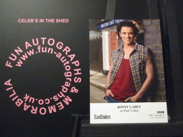 Jonny Labey (Paul Coker) Original EastEnders Cast Card