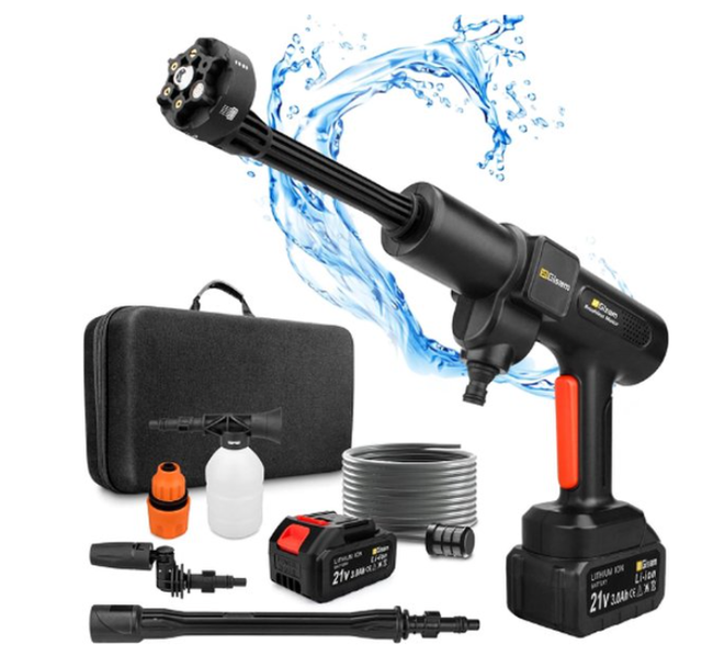 Gisam® Draadloze Hogedrukreiniger (Inclusief Accu)