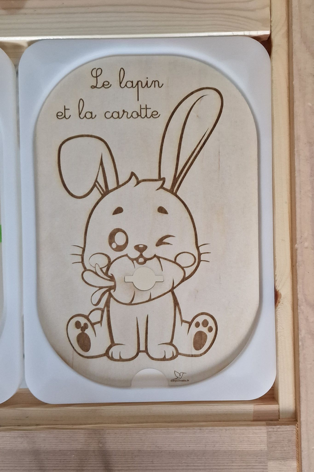 Le lapin et sa carotte